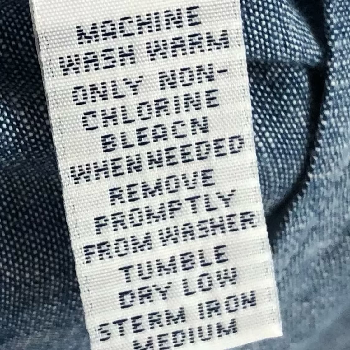 Xxl 폴로 샴브레이 데님 셔츠 상품이미지4