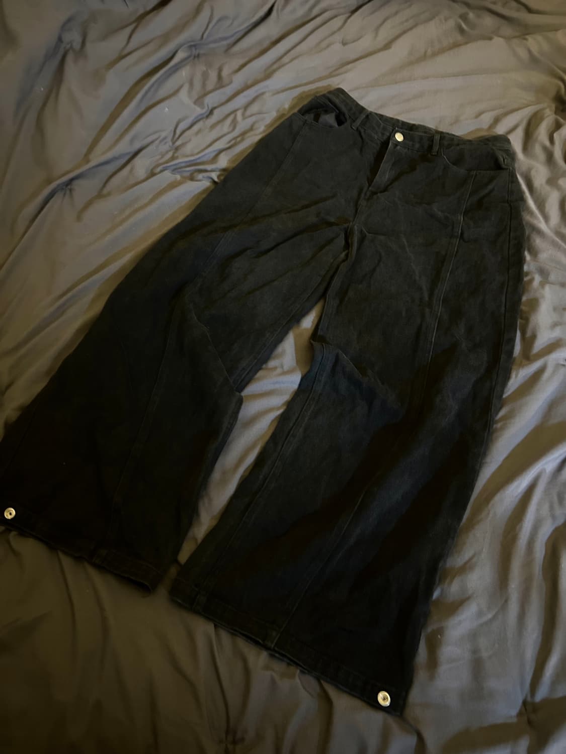 Side Stud Wide Pants 상품이미지2