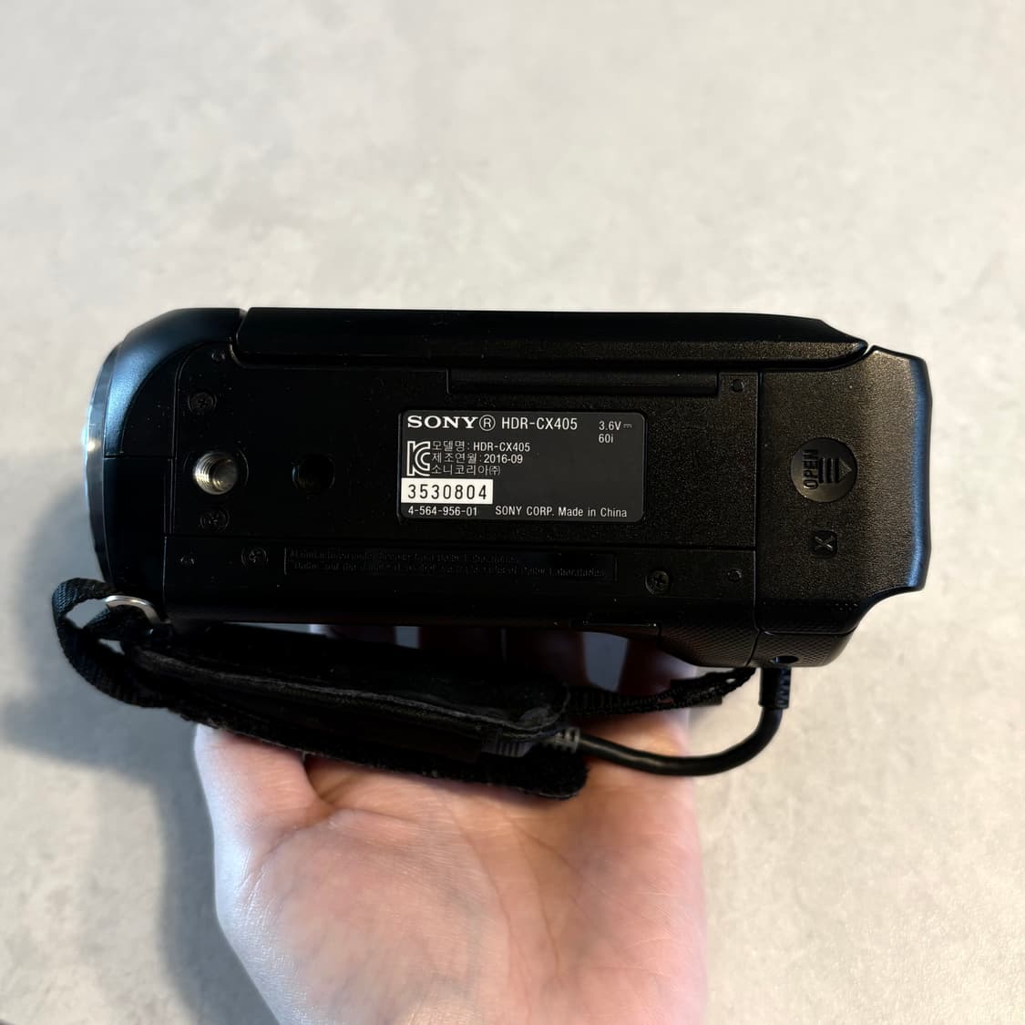 Sony 소니 cx-405 캠코더 상품이미지3