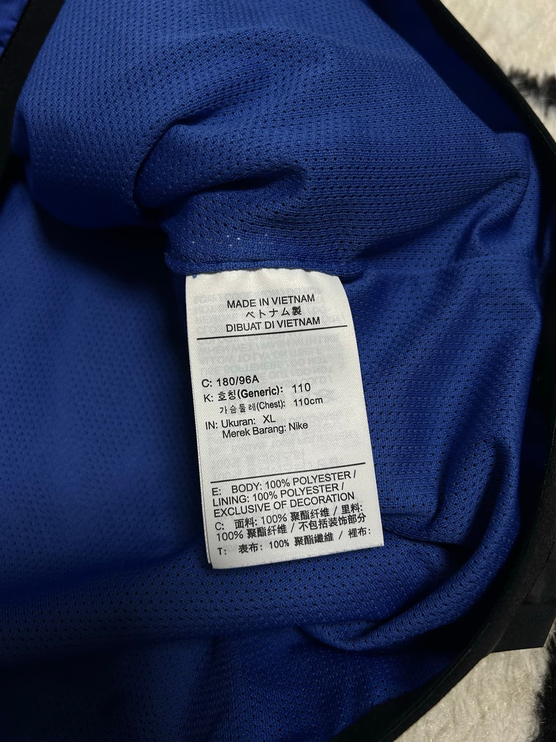 [실측2XL]나이키 Jdi 우븐 아노락/블랙블루 상품이미지7
