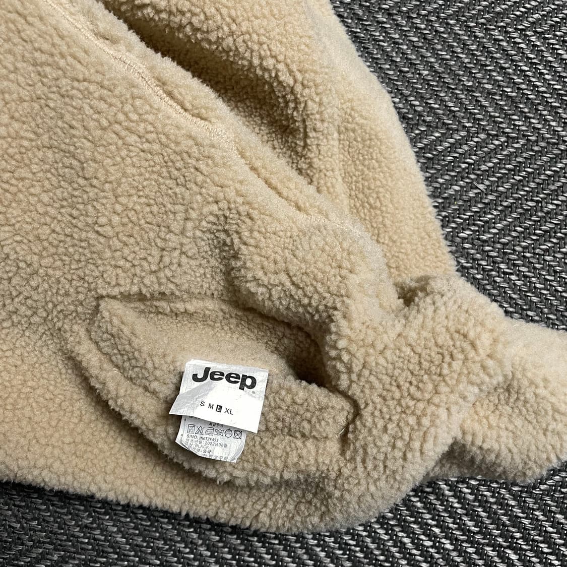 Jeep 빅로고 리버시블 후드 플리스 자켓o 5406 상품이미지6