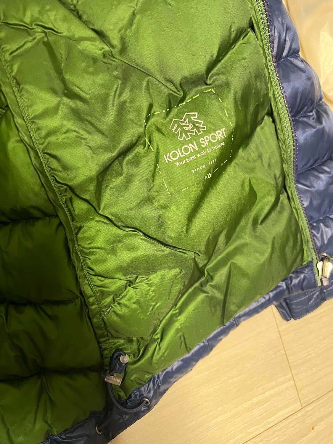 코오롱 800 구스 경량패딩 상품이미지5