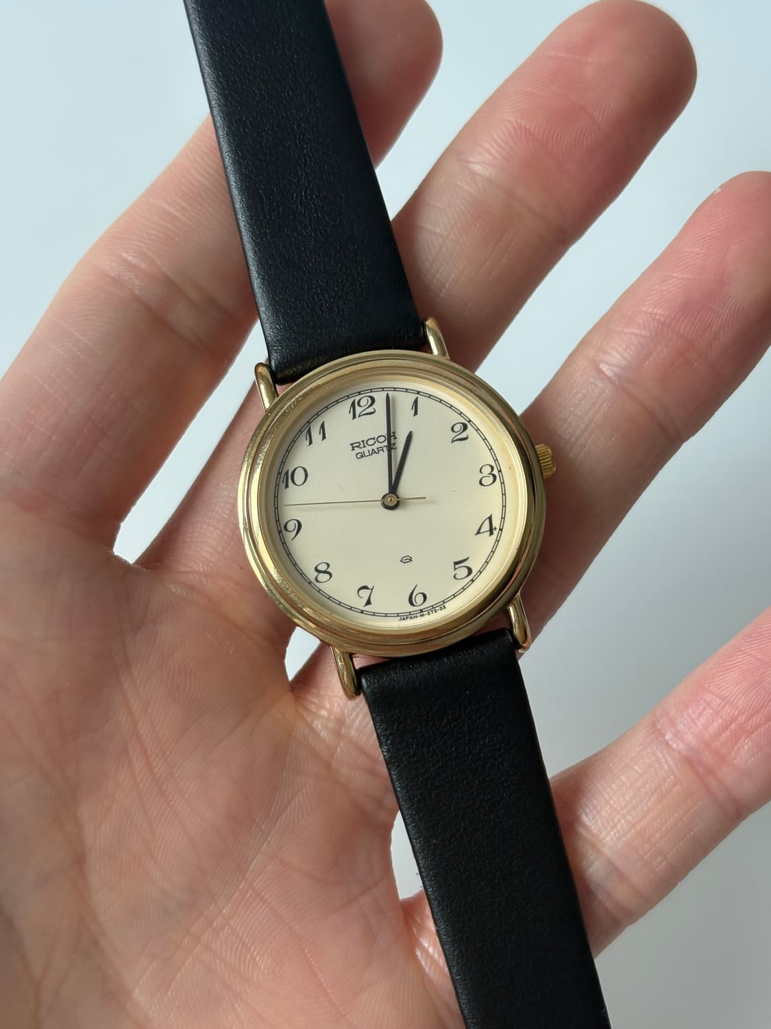 1990년대 아라빅 인덱스 골드 쿼츠 남성 상품이미지2