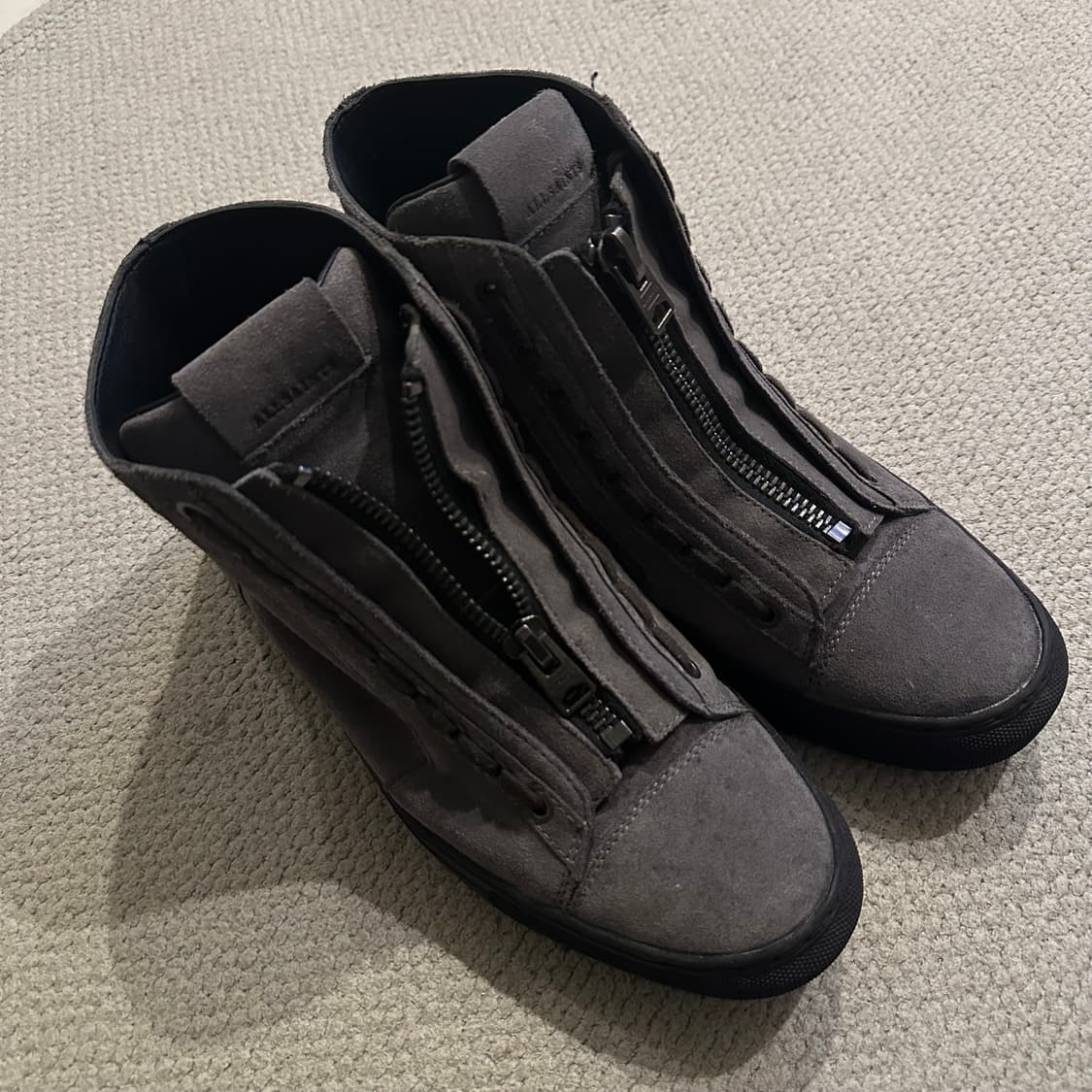 올세인츠 AllSaints 리얼 스웨이드 하이탑 스니커즈 상품이미지4