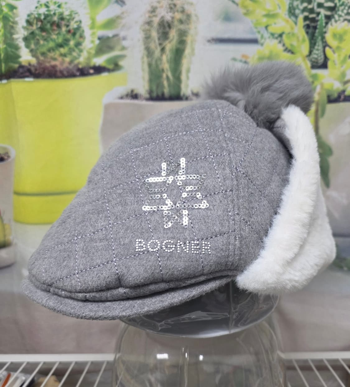 보그너 여성 겨울골프모자 귀달이 헌팅캡 골프모자 (프리) KG69 상품이미지1