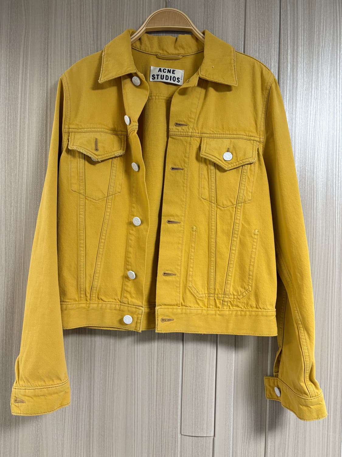 아크네 스튜디오 옐로(머스타드) 데님자켓 상품이미지1
