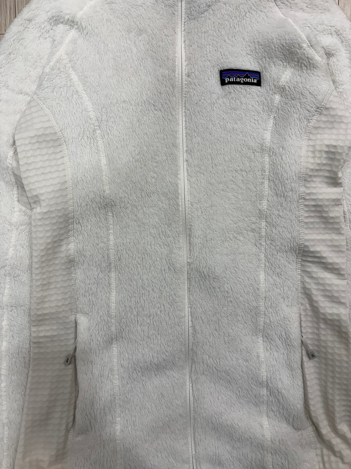 파타고니아 여성 폴라텍 R시리즈 플리스 집업 자켓 아이보리 상품이미지3