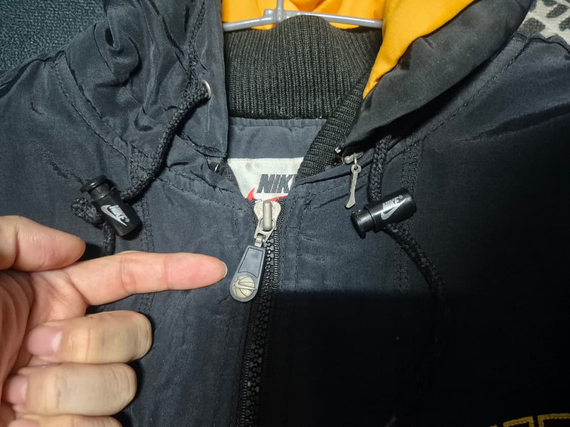 90's 나이키 베스킷볼 올드스쿨 후디드 점퍼 L 상품이미지3