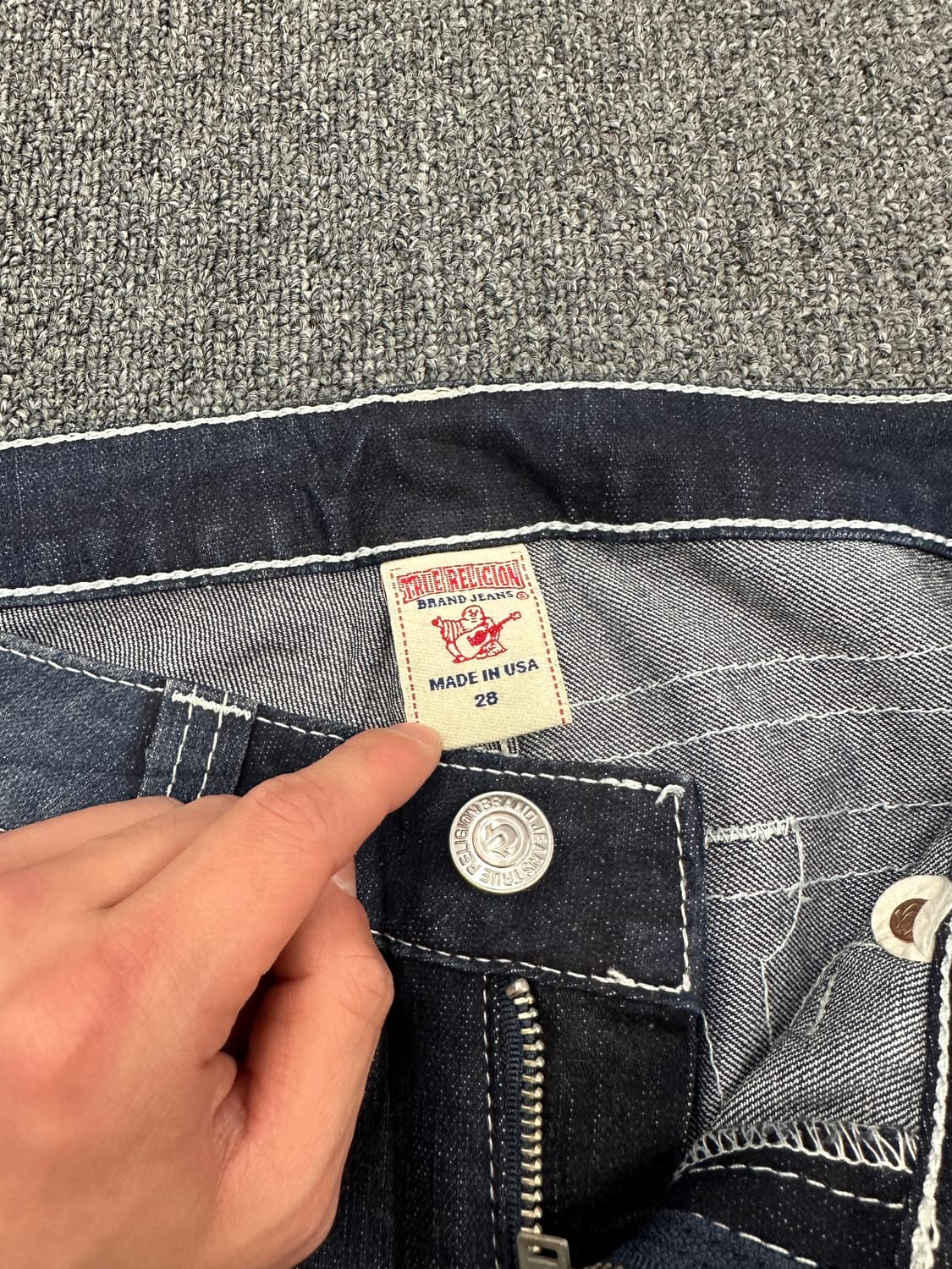 28) 트루 릴리젼 여성 부츠컷 데님팬츠 상품이미지6