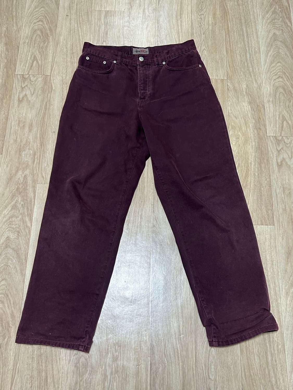 스투시 워시드 캔버스 빅 올 진 퍼플 상품이미지1