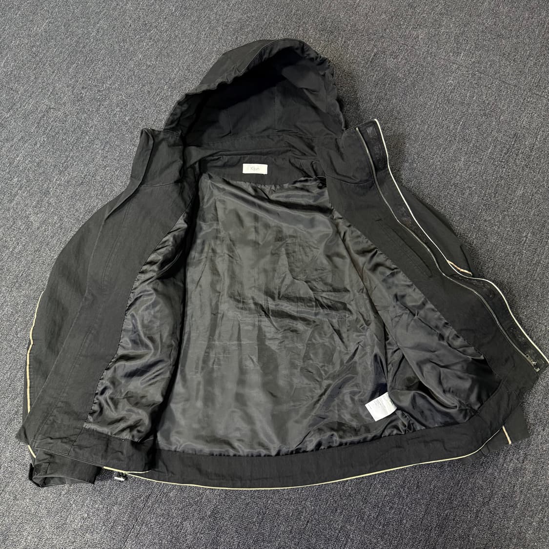 Kijun 기준 시네마 파카 후드 바람막이 자켓 상품이미지7