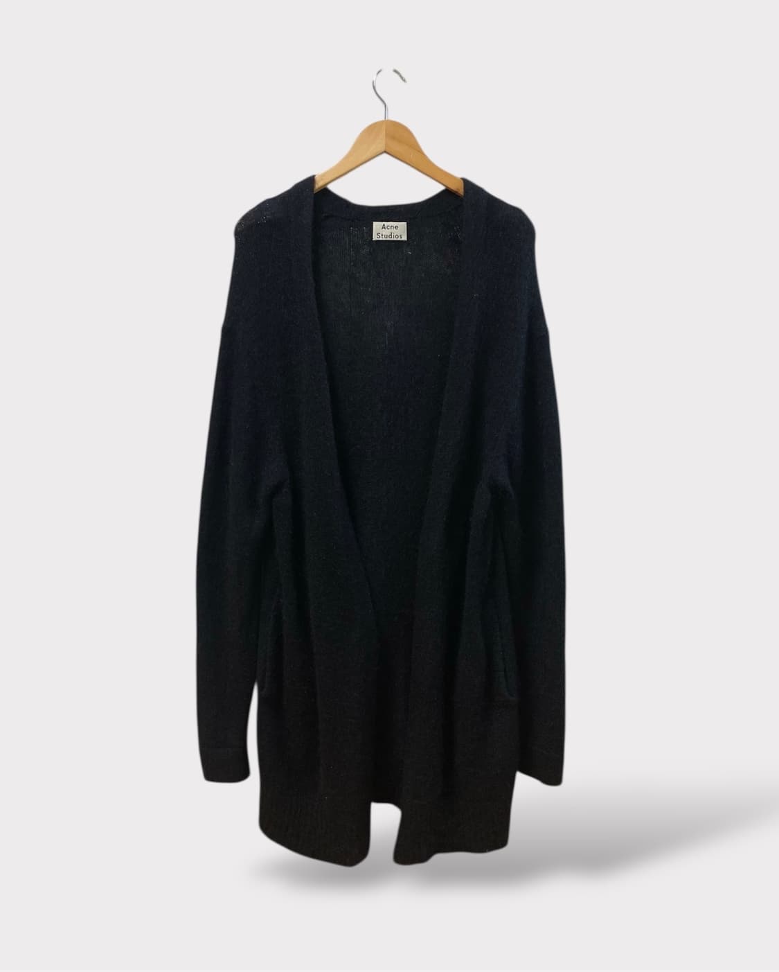 Acne아크네스튜디오 모헤어 블랙 가디건 S-L 상품이미지1