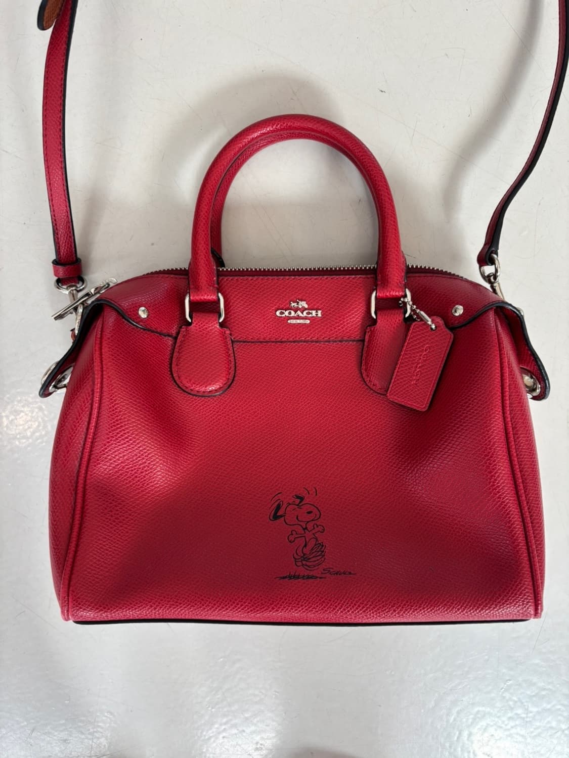 Coach X Peanuts Snoopy Leather Bag 상품이미지2