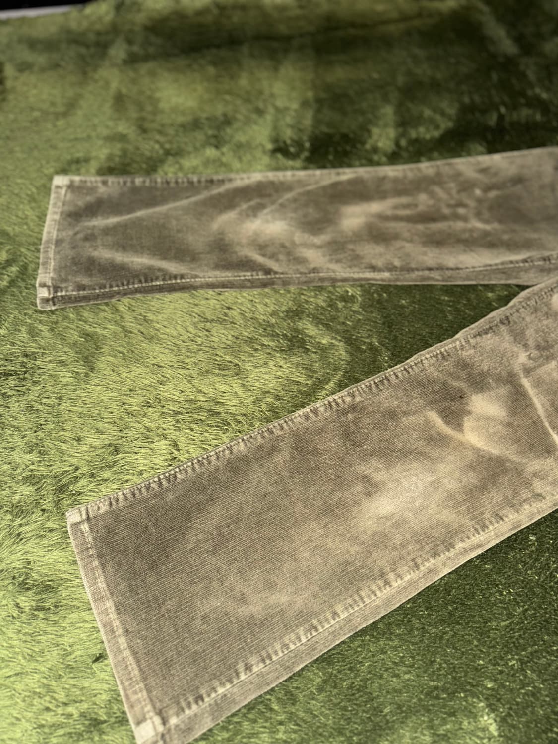 레이디 랭글러 재팬 모던 베이직 라인 코듀로이 부츠컷 팬츠 올리브 상품이미지7