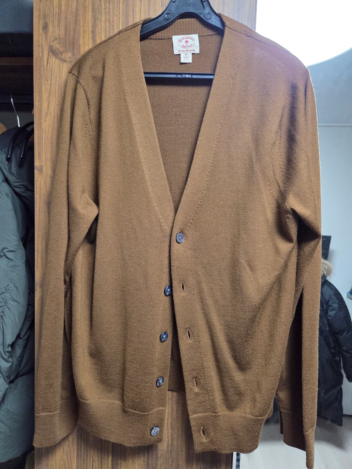 브룩스브라더스 메리노울 가디건 판매합니다. 상품이미지2