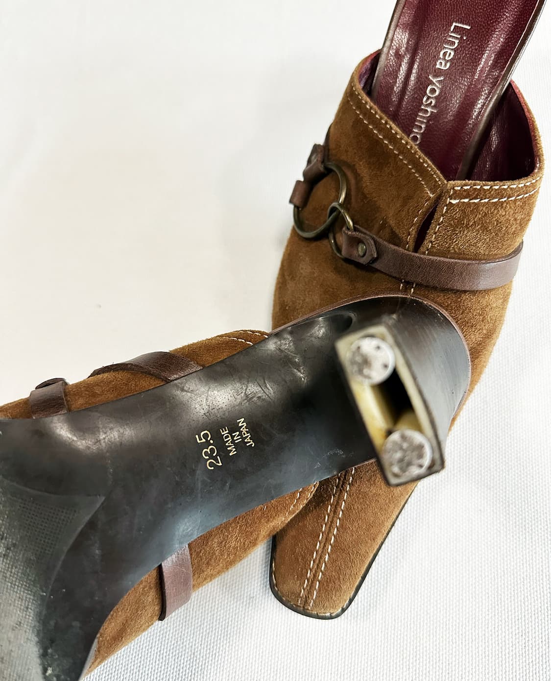 LINEA YOSHINO suede mules 235 상품이미지7