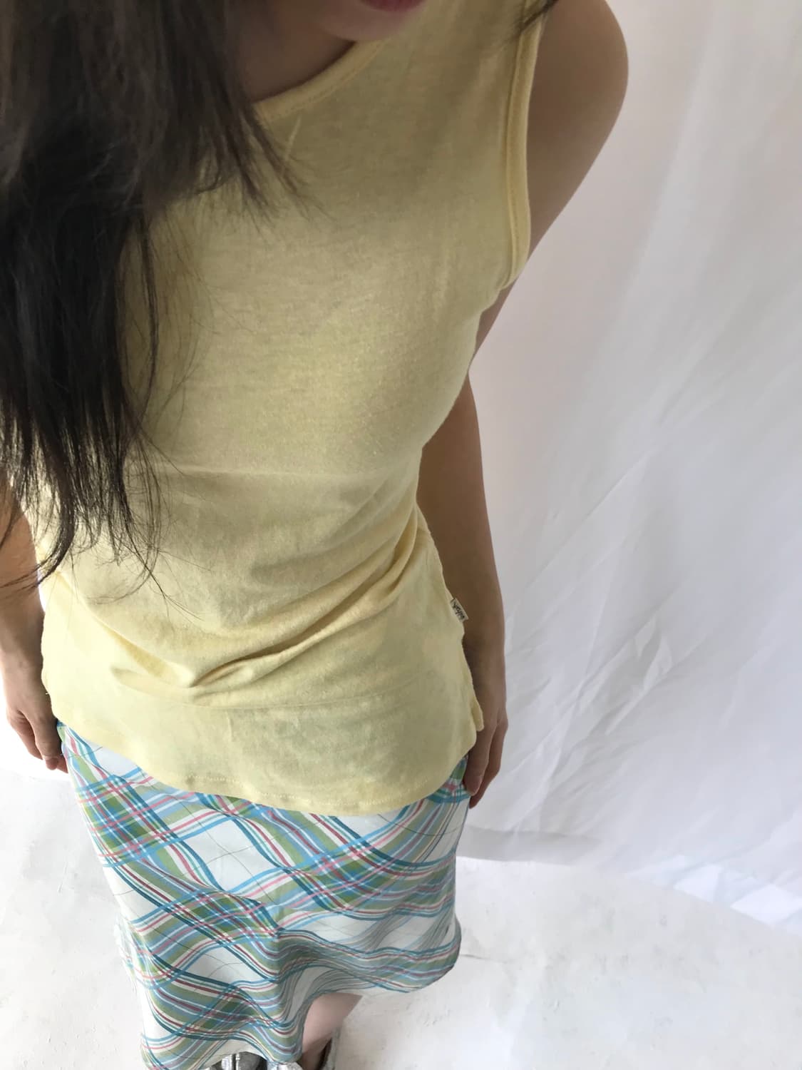 소프트 브리티쉬 미디 스커트 상품이미지6
