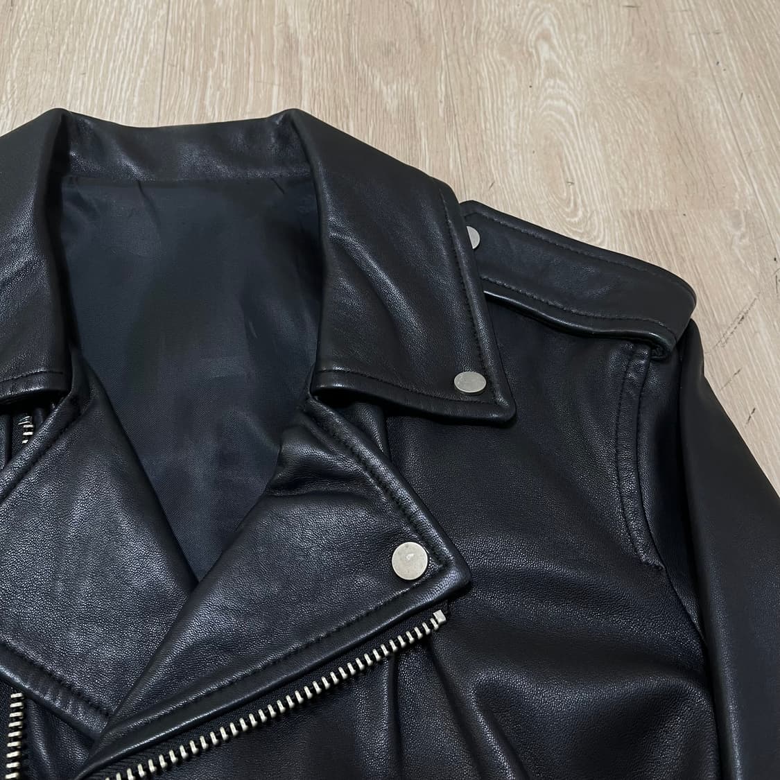 여성 양가죽 바이커 레더 자켓 M/95 상품이미지3