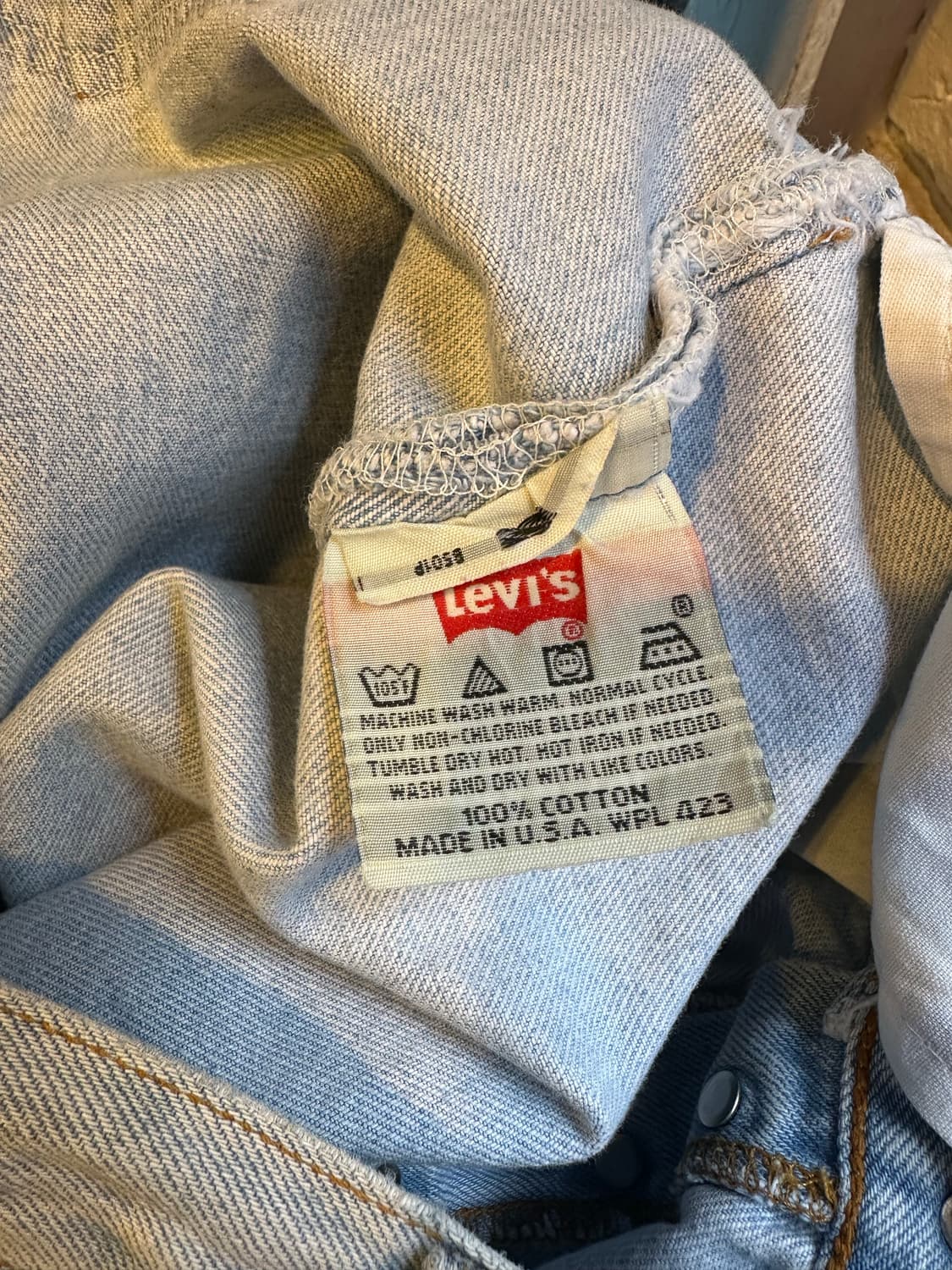 90s 리바이스501 데님 팬츠 36x32 made in usa 상품이미지8