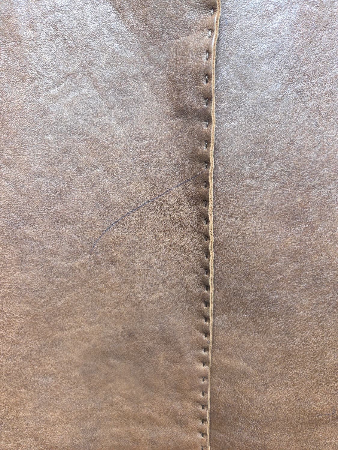 이탈리안 램스킨(양가죽) 스티치 레더 베스트 상품이미지5