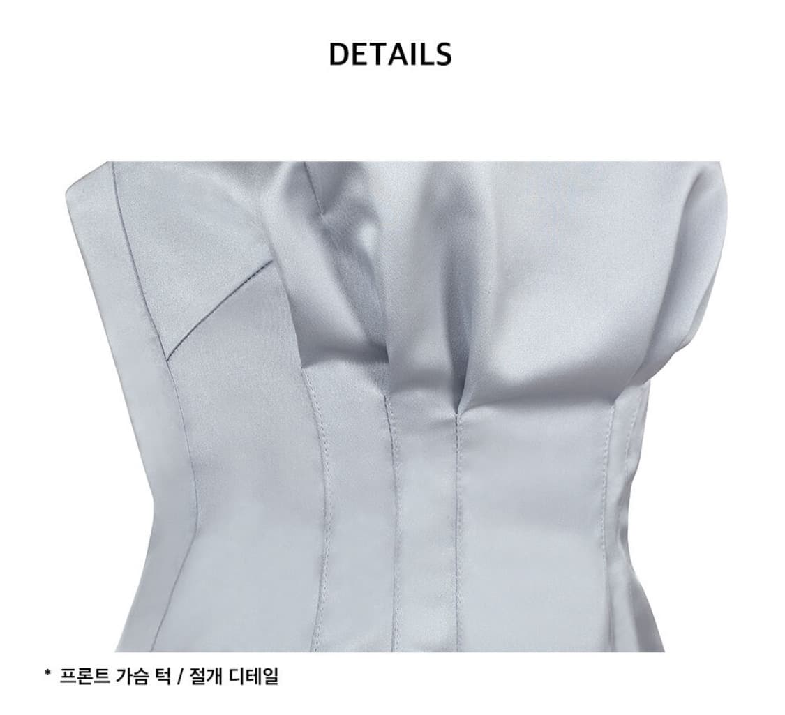 킴지수 테일러드 탑 라이트 그레이 상품이미지6