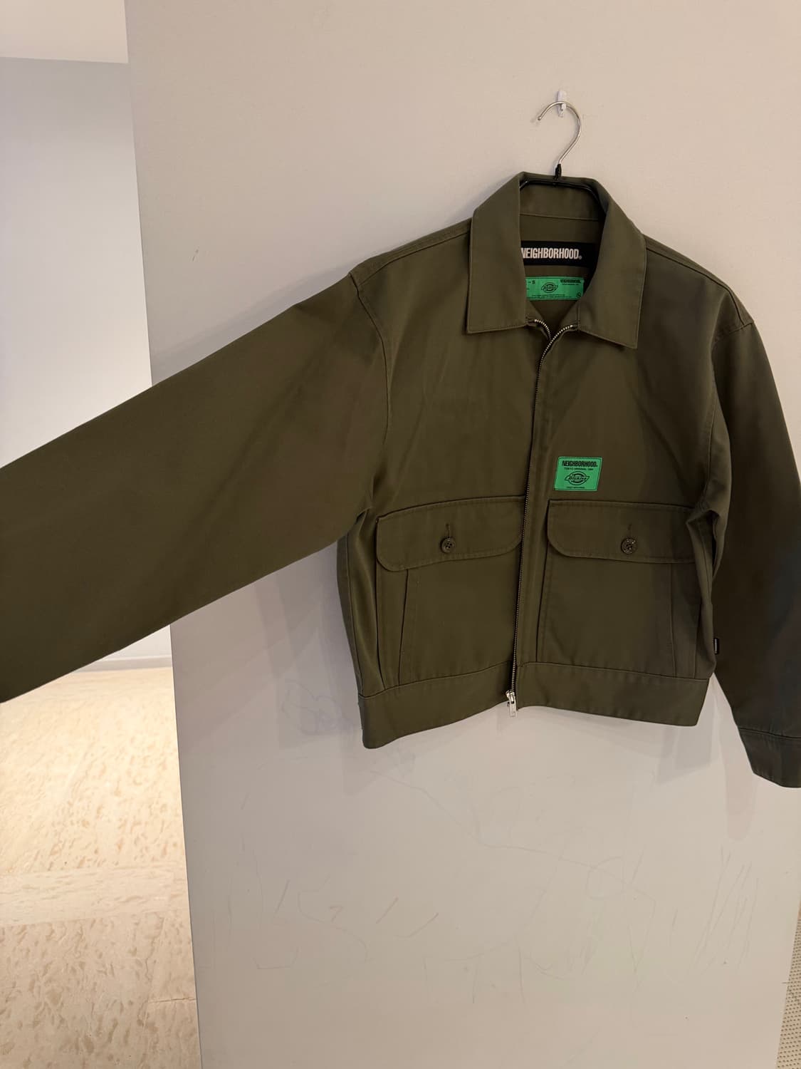 새상품)) 네이버후드 x 디키즈 zip 워크자켓 상품이미지3