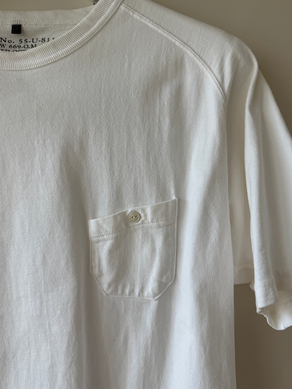 나이젤카본 5.6oz 반팔 티셔츠 화이트 (52사이즈 XL) 상품이미지9