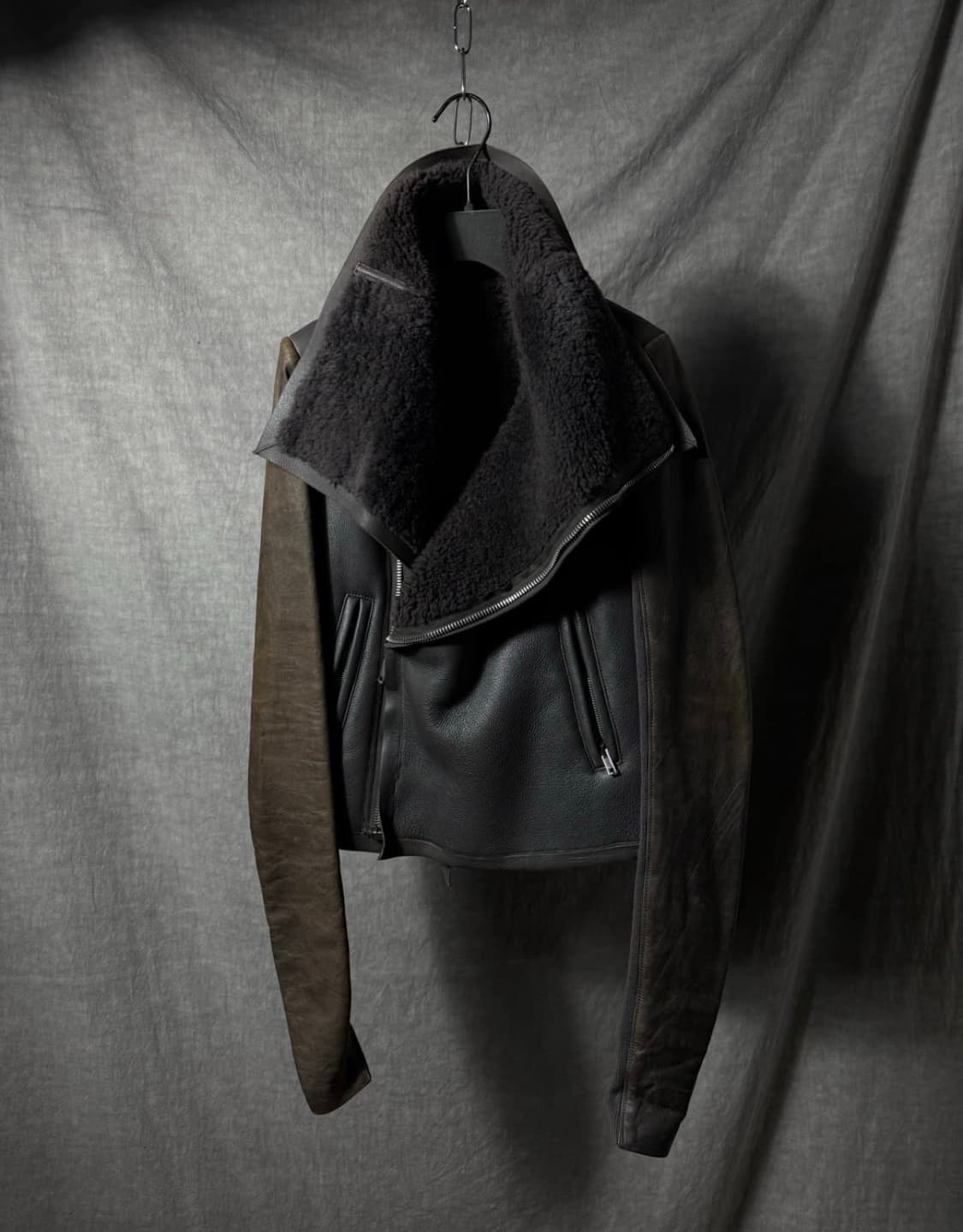 릭오웬스 시어링 무스탕 자켓 상품이미지2