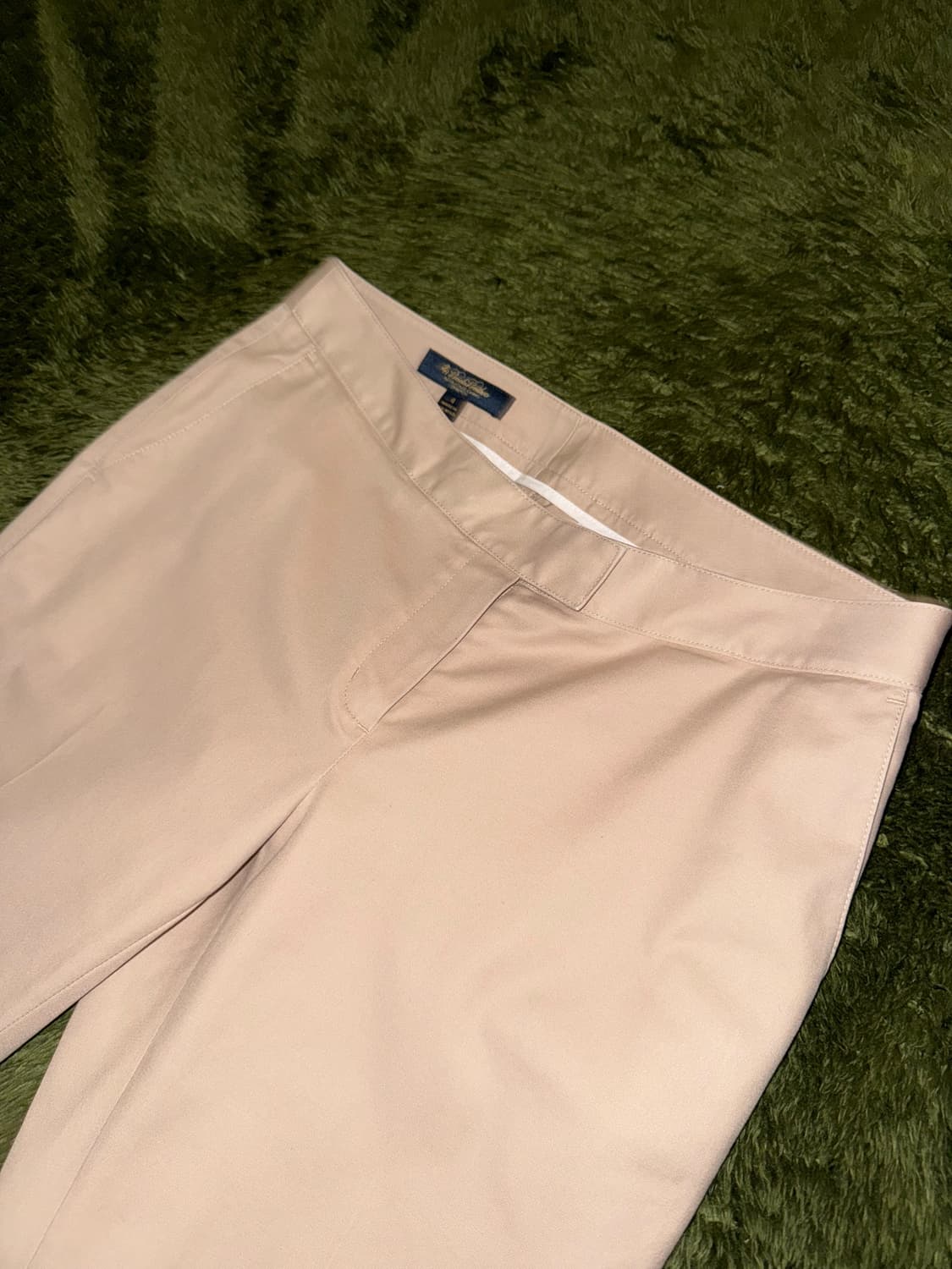 [4] 브룩스 브라더스 클래식 핏 코튼 트라우저 팬츠 베이지 상품이미지2