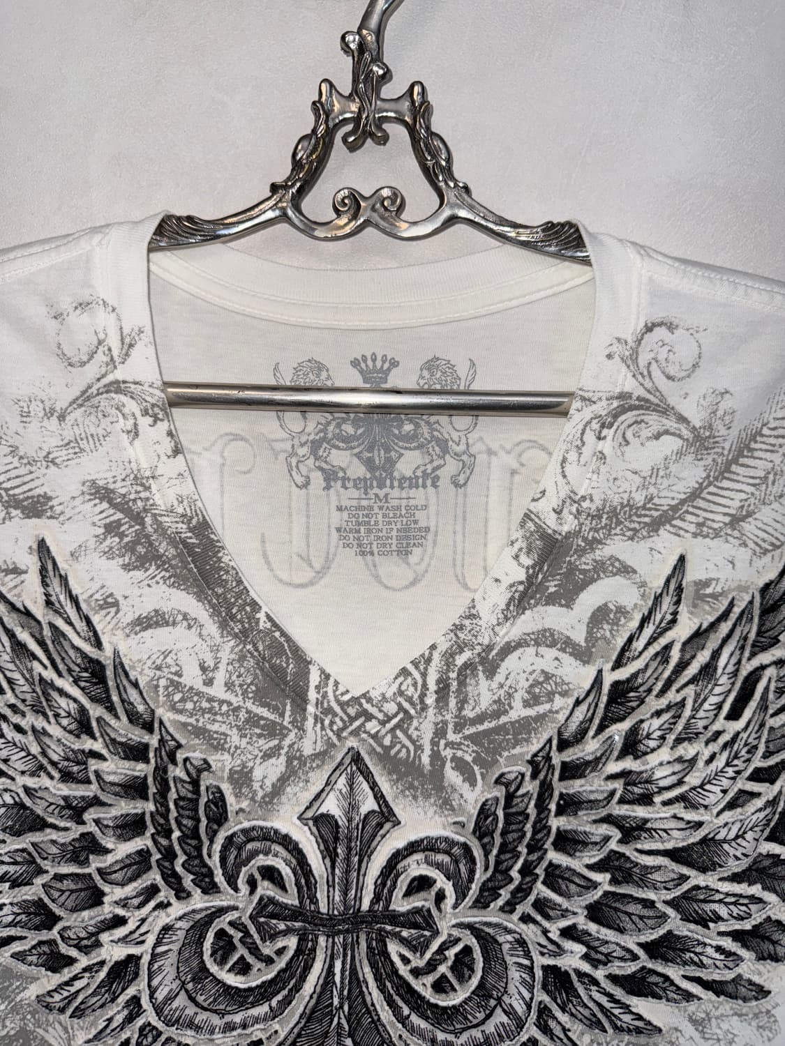 Prepotente white oriental punk graphic t 상품이미지3