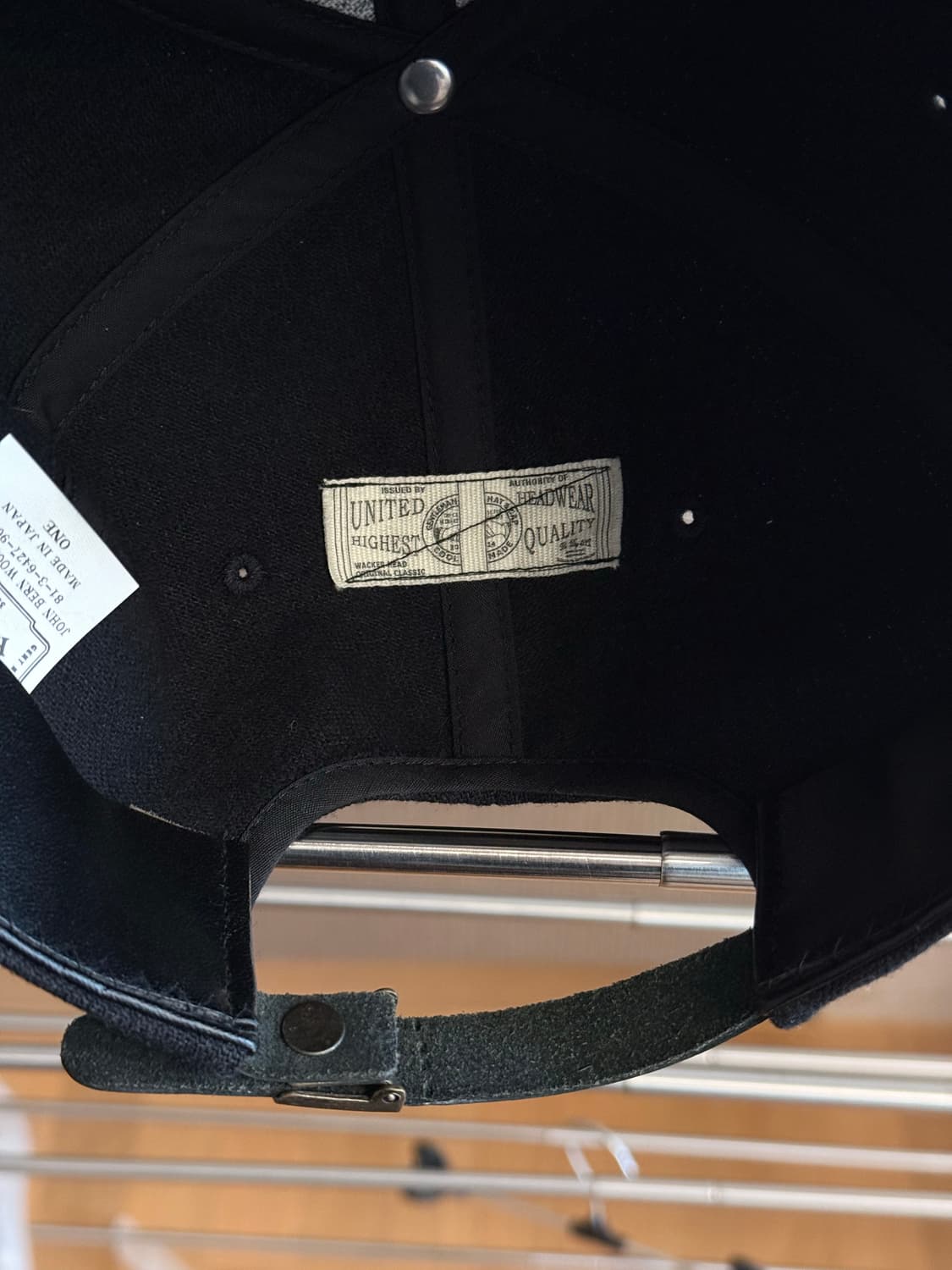 H.W.DOG & CO. 검정색 모자 상품이미지6