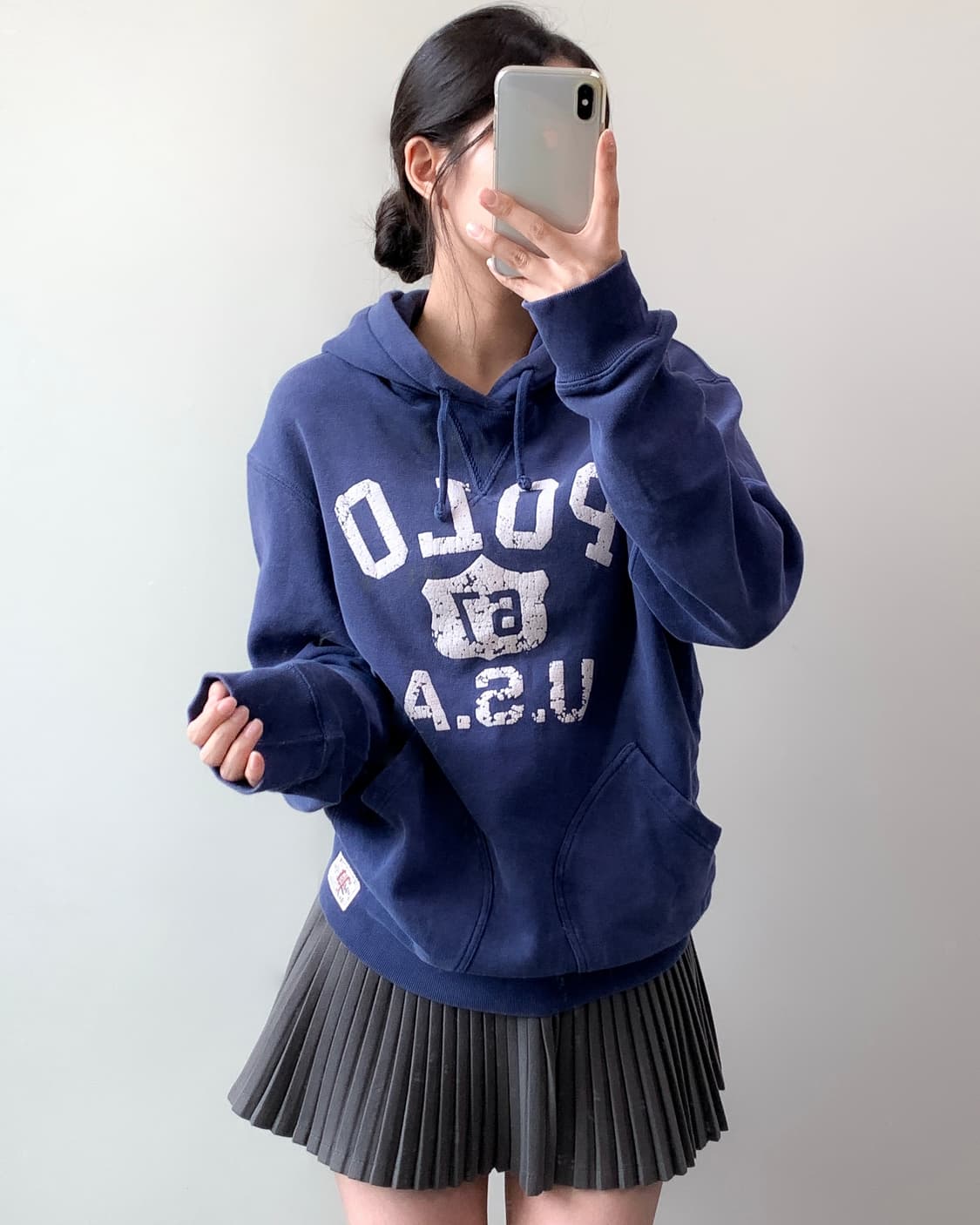 폴로 스펠아웃 후드티  상품이미지2
