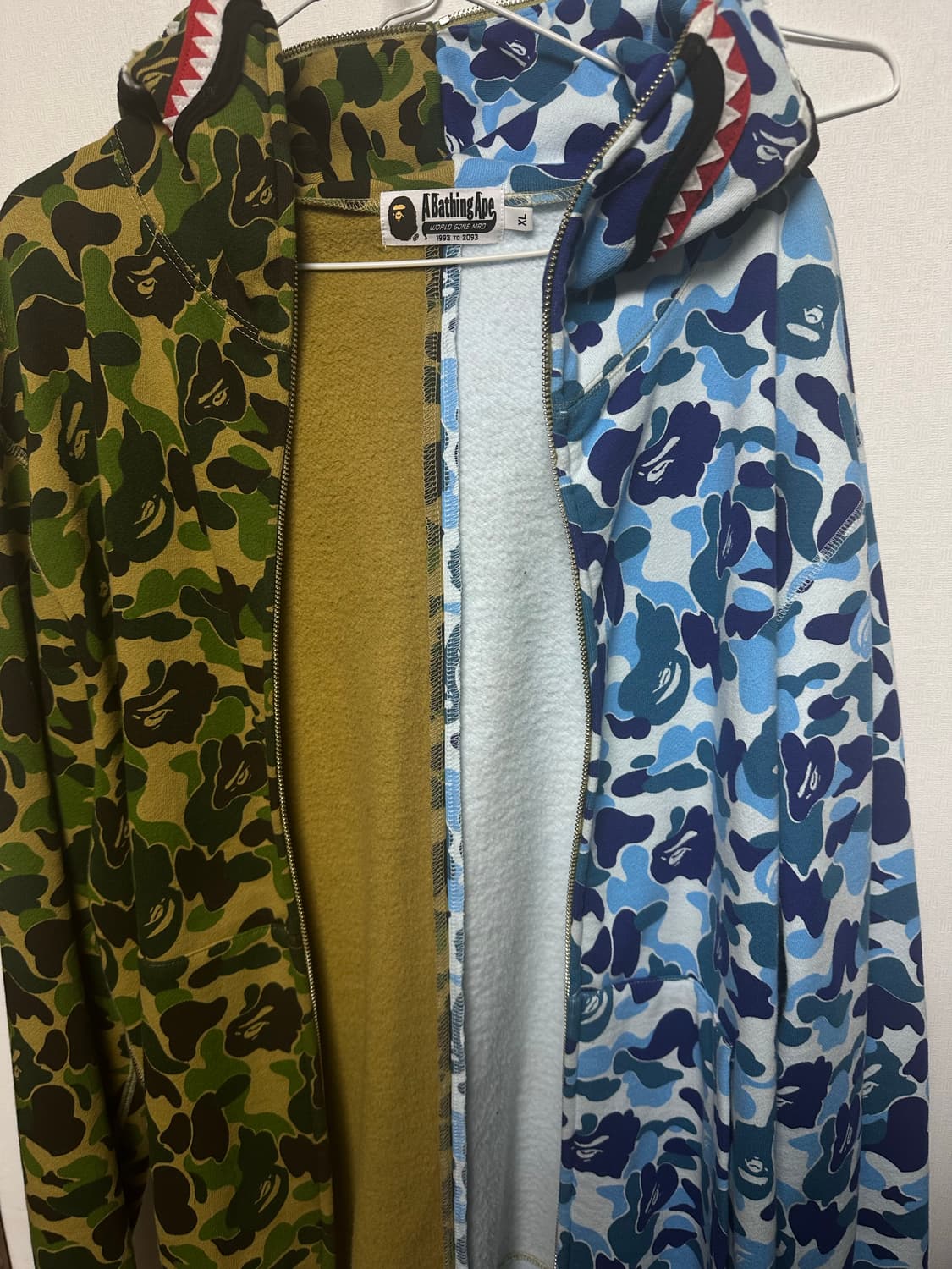 베이프 후드집업 xl 상품이미지2