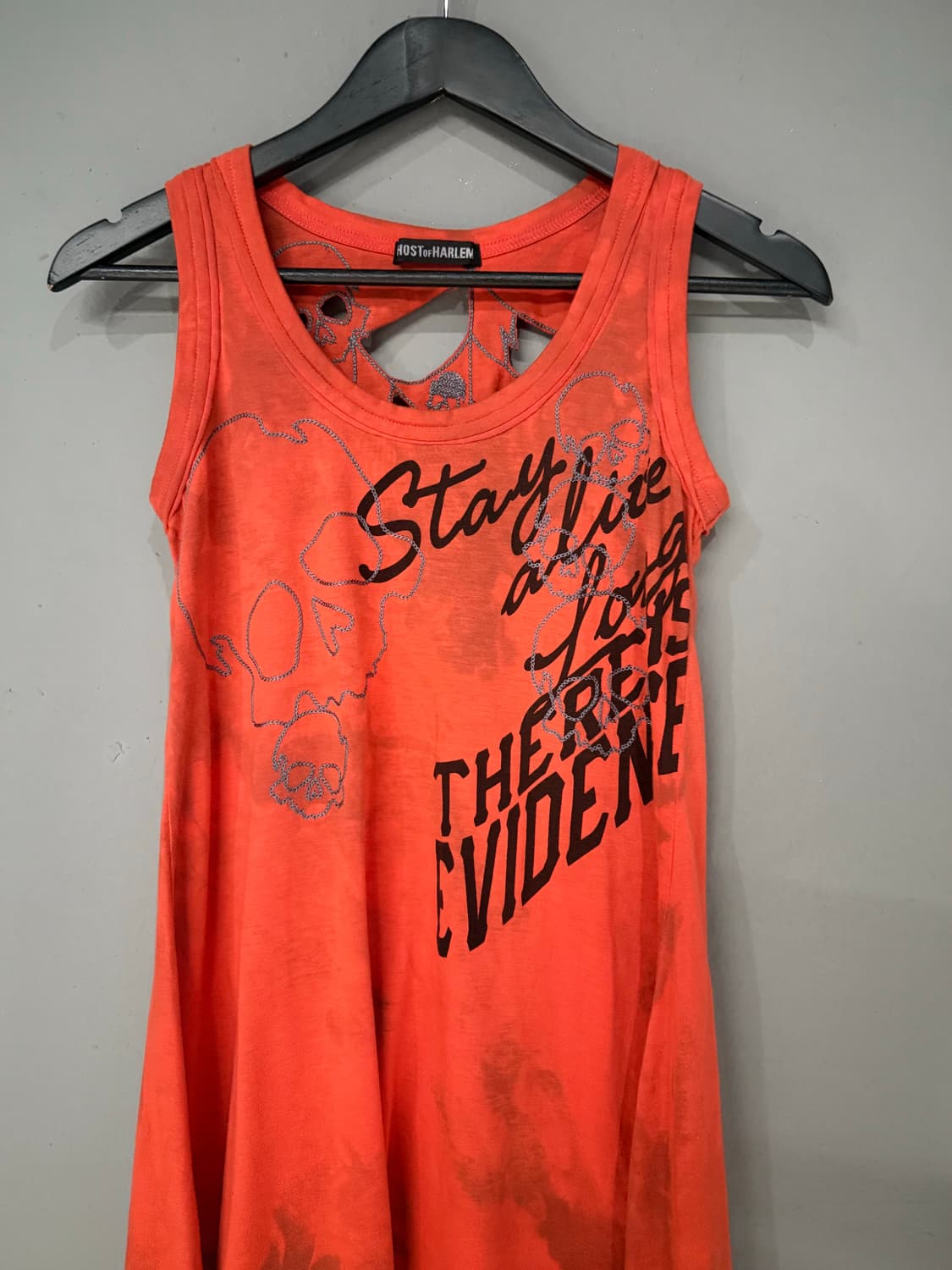 Ghost of Harlem skull point sleeveless 상품이미지5
