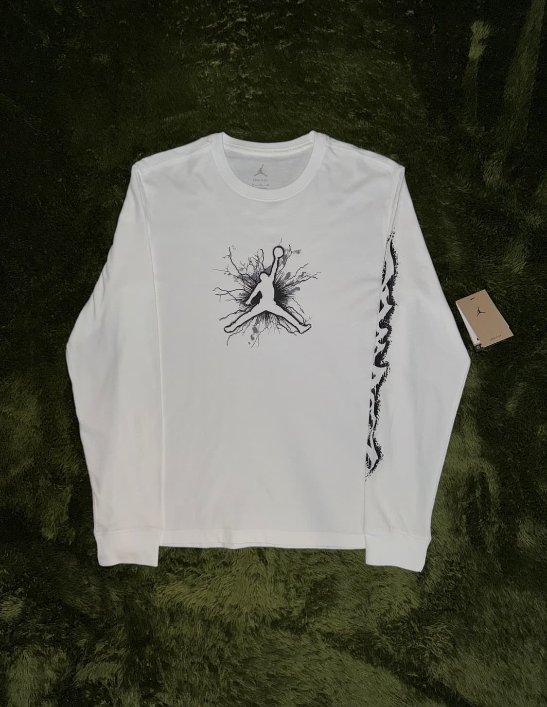 [XL,XXL] 조던 드라이핏 스포츠 그래픽 롱슬리브 화이트 상품이미지1