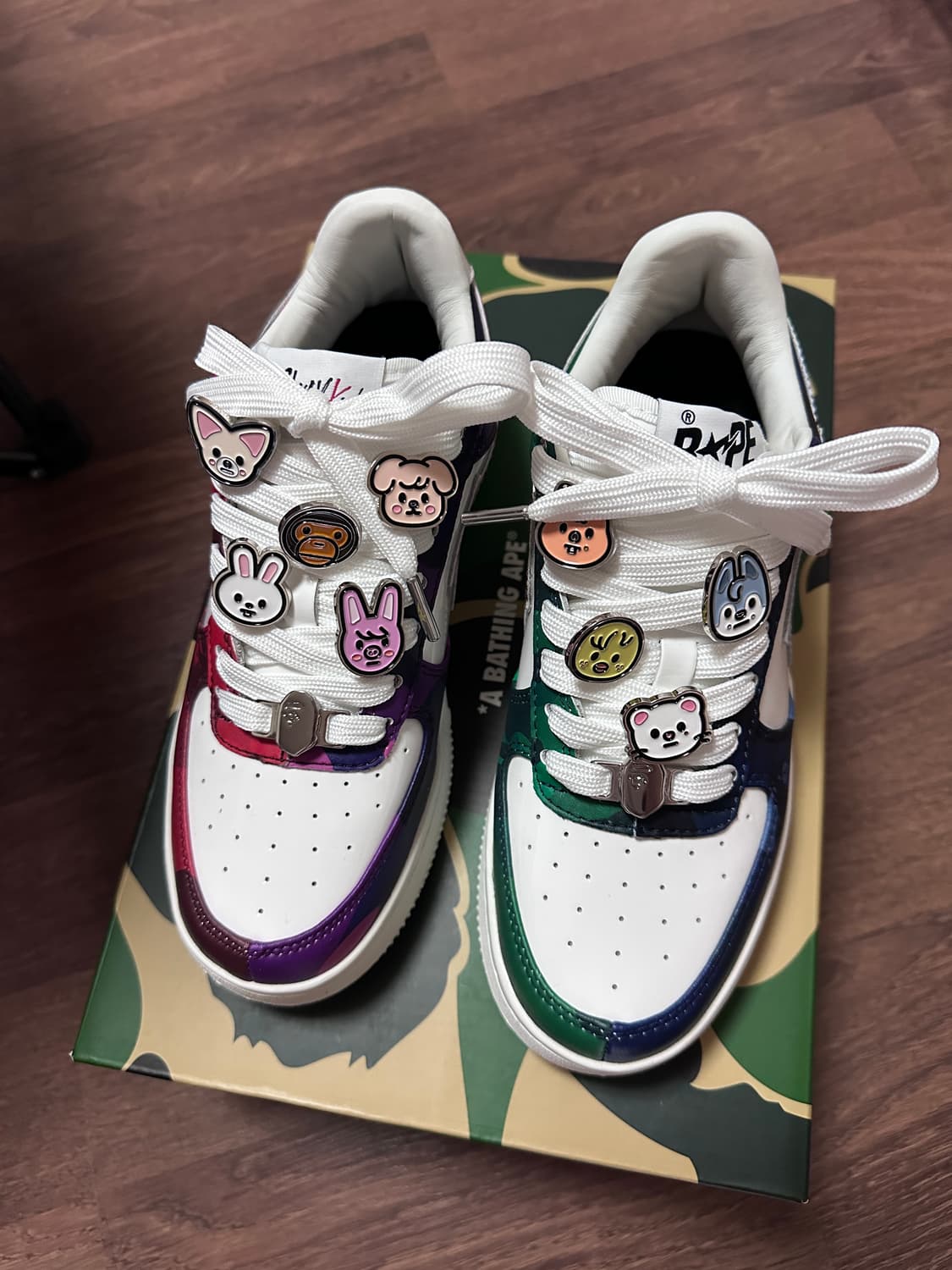 BAPE X 스트레이키즈 베이프 스타 MULTI 스니커즈 240 상품이미지3