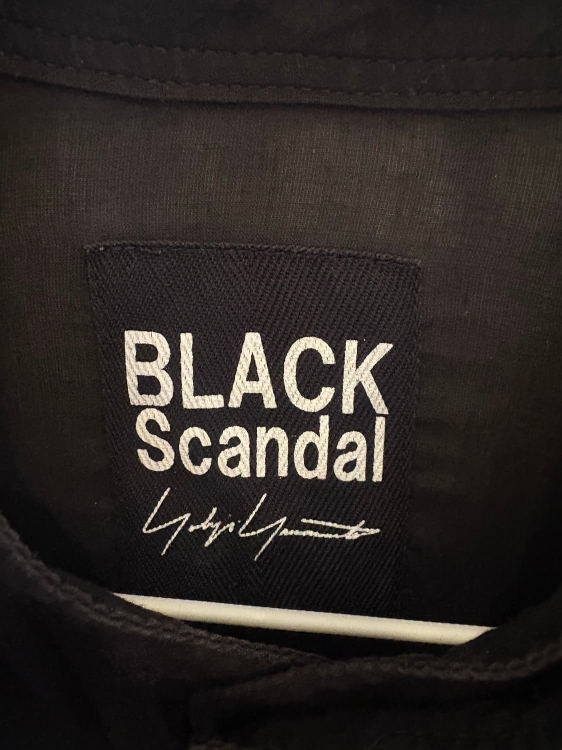 요지 야마모토 블랙스캔들 롱셔츠 상품이미지3