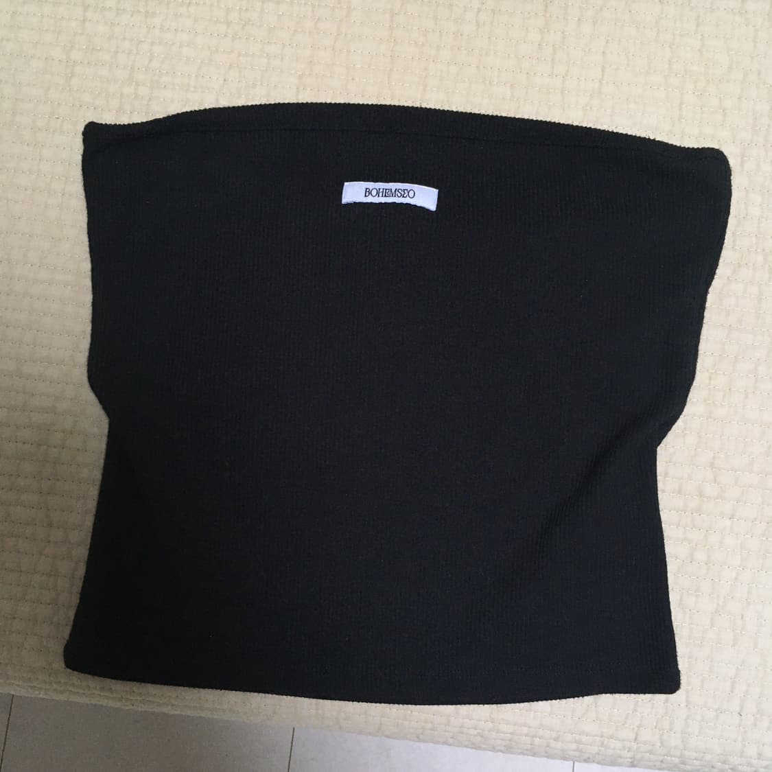 보헤미안서울 베이직 튜브탑 블랙 상품이미지2