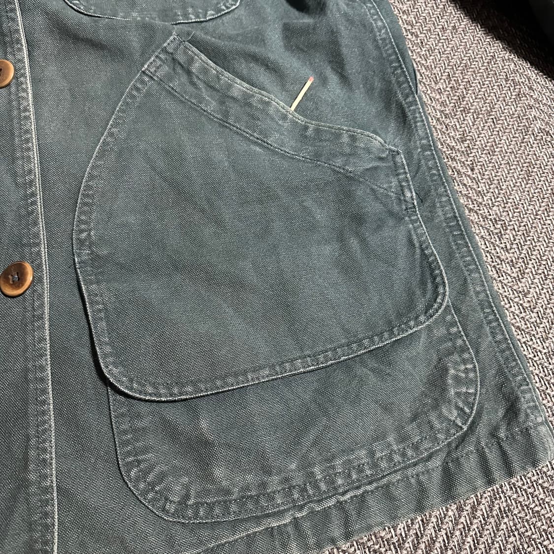 80s LLBean 모스 그린 필드 자켓 상품이미지6