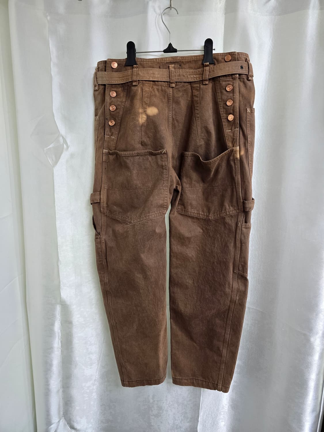 이자벨마랑 브라운 벨트 카고 와이드 팬츠 (1942) 상품이미지2