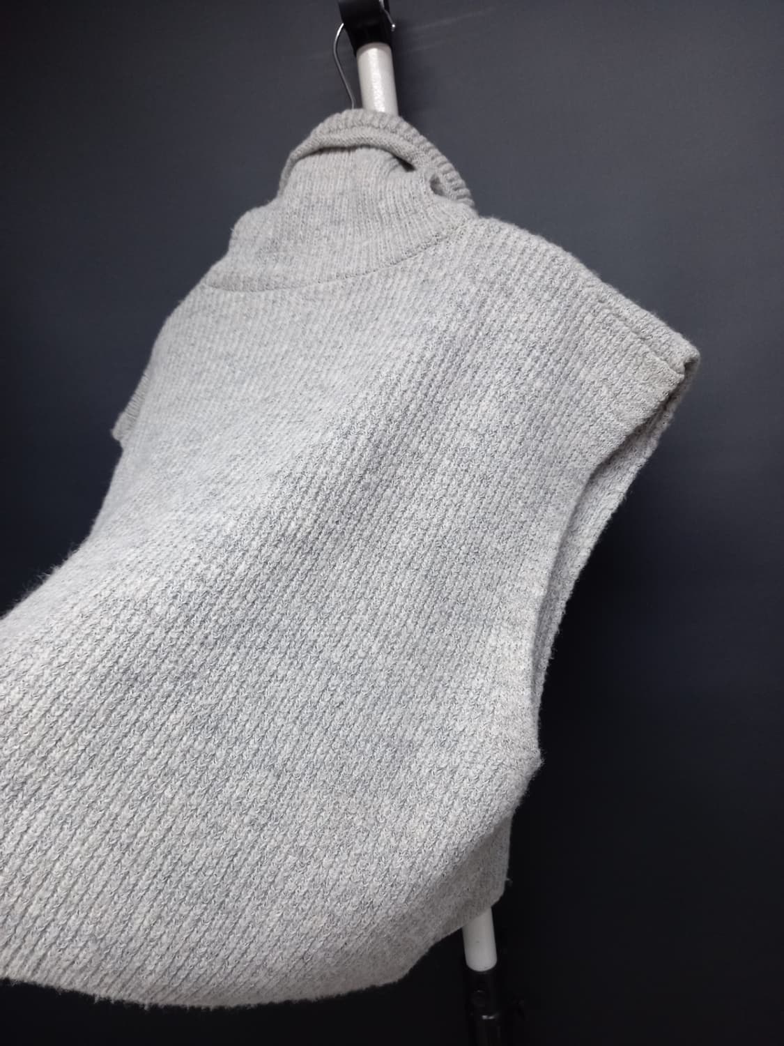 AHOY 아호이 춘추동 하이넥 루즈박시핏 베스트 F 33-66 상품이미지6