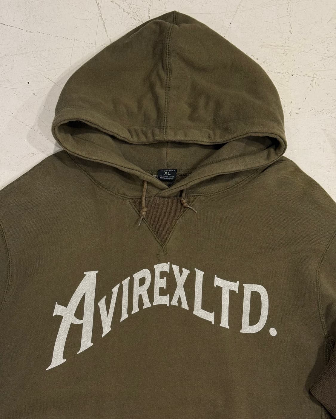 아비렉스 USA 스페셜 에디션 카키 후드 상품이미지2
