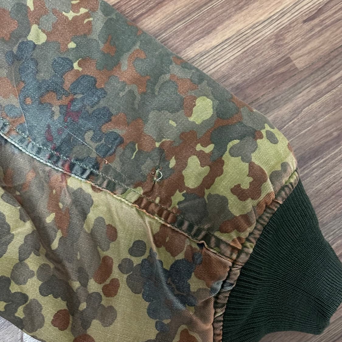 빈티지 독일군 카모 플렉탄 플랙탄 카모 ma-1 봄버 마원 자켓 xl 상품이미지6