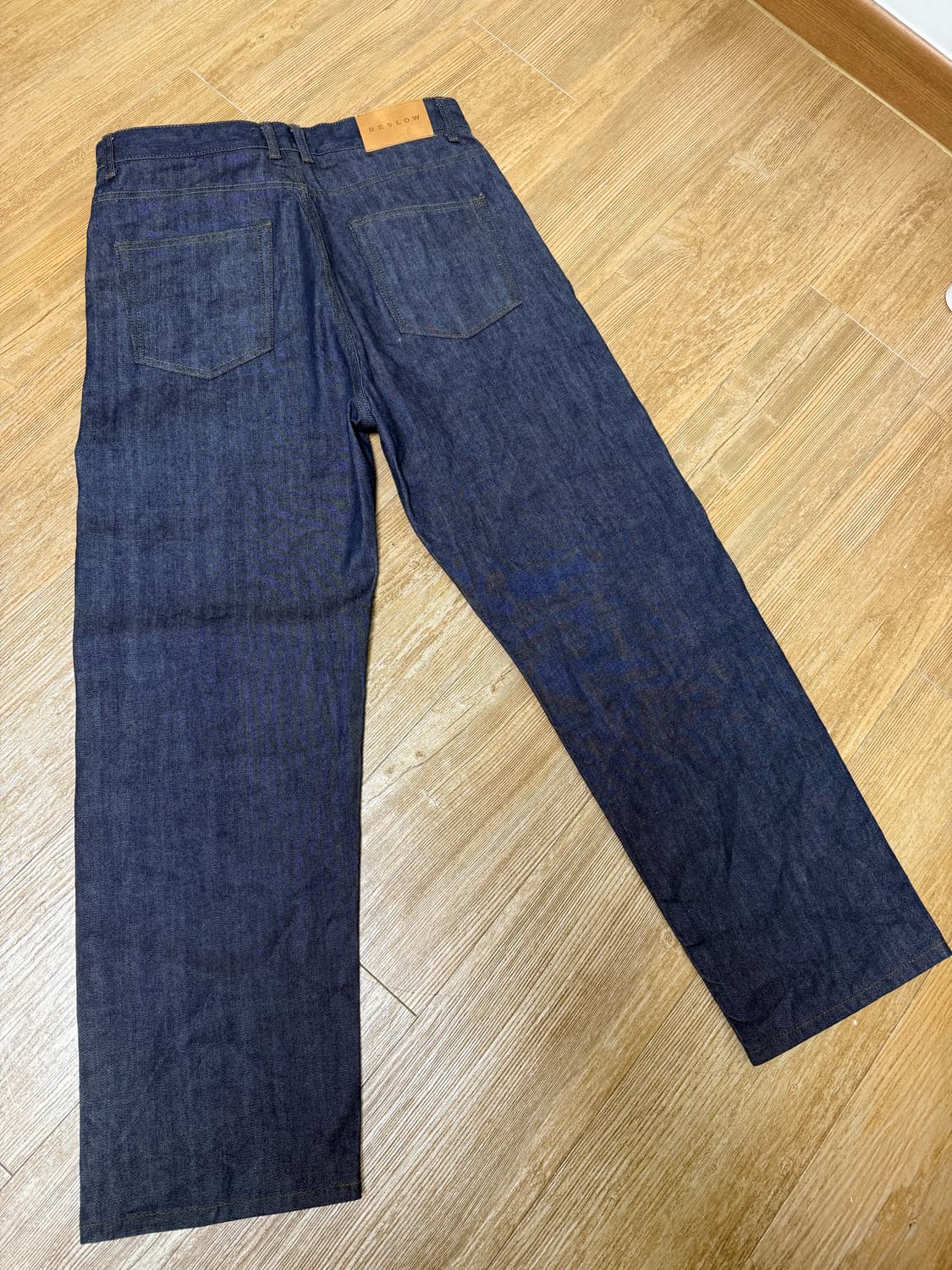 비슬로우 와이드 셀비지 데님 인디고 XL 상품이미지3