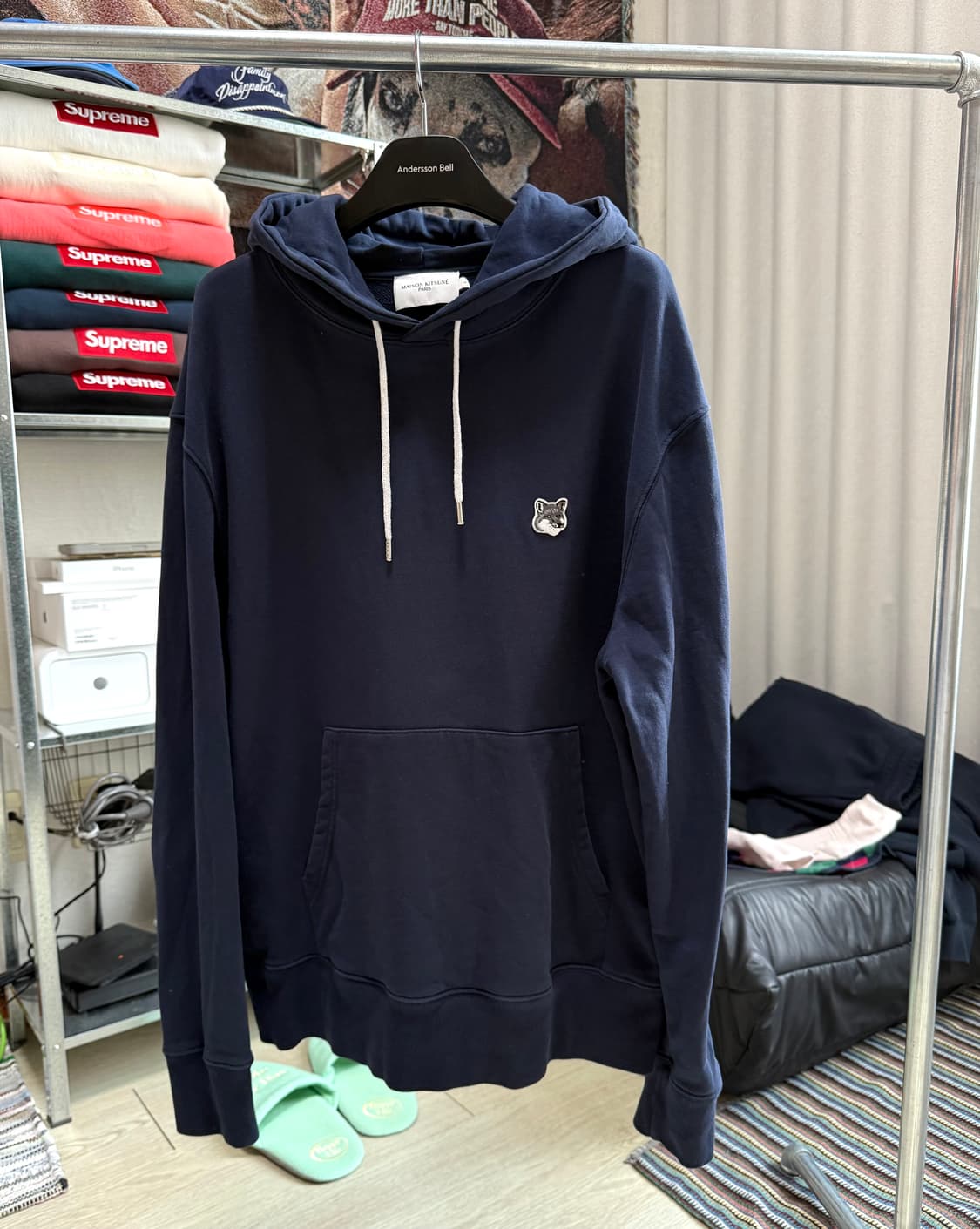 메종키츠네 폭스 후드티 상품이미지2