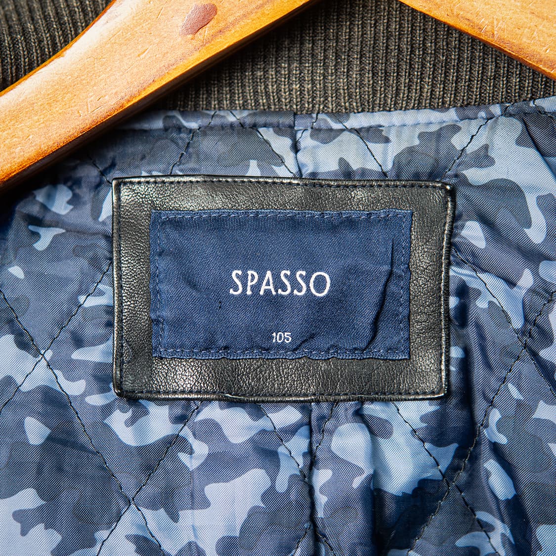 [103] SPASSO 코오롱 램스킨 MA-1 플라이트 자켓 다크 그레이 상품이미지9