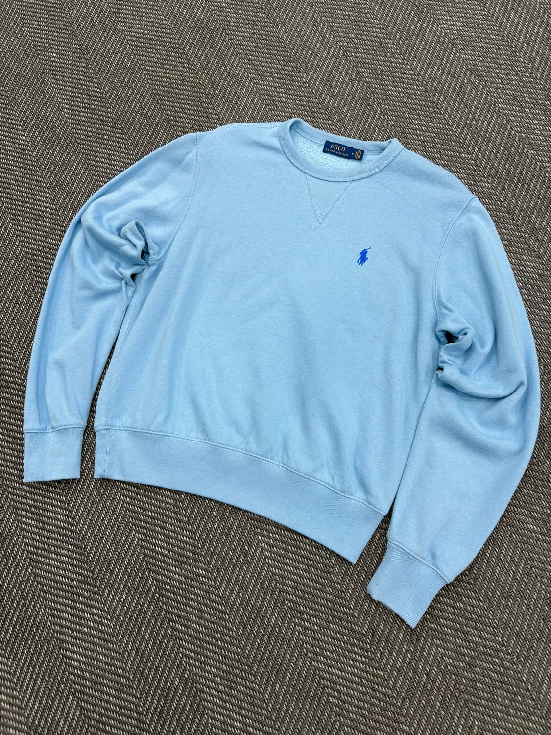 폴로 맨투맨 블루 상품이미지1