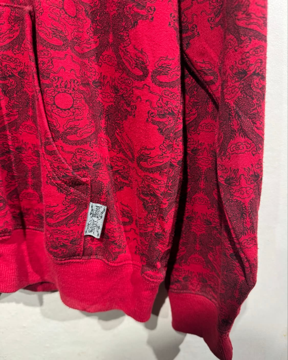 Red tribal hood zip up  상품이미지3