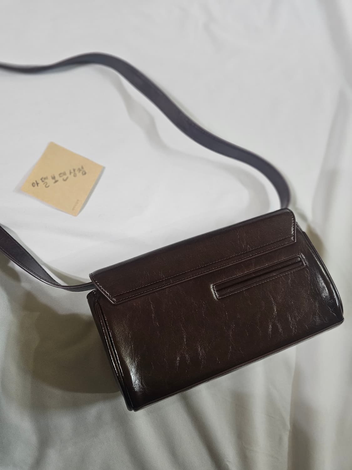 스탠드오일 버터백 숄더백 플랩백 마론 브라운 가방 스탠드 오일 상품이미지8