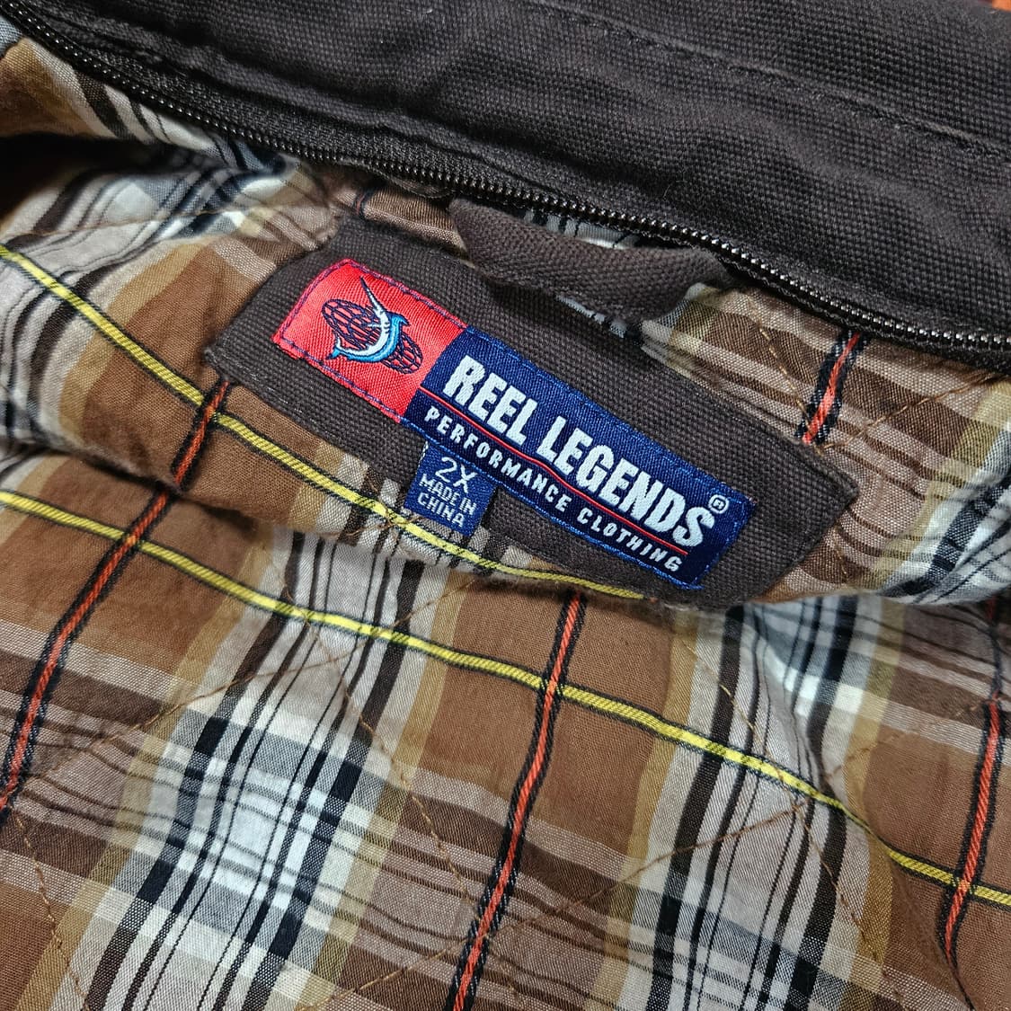 REEL LEGENDS in USA 워크웨어 체크 누빔 자켓 2XL 상품이미지8